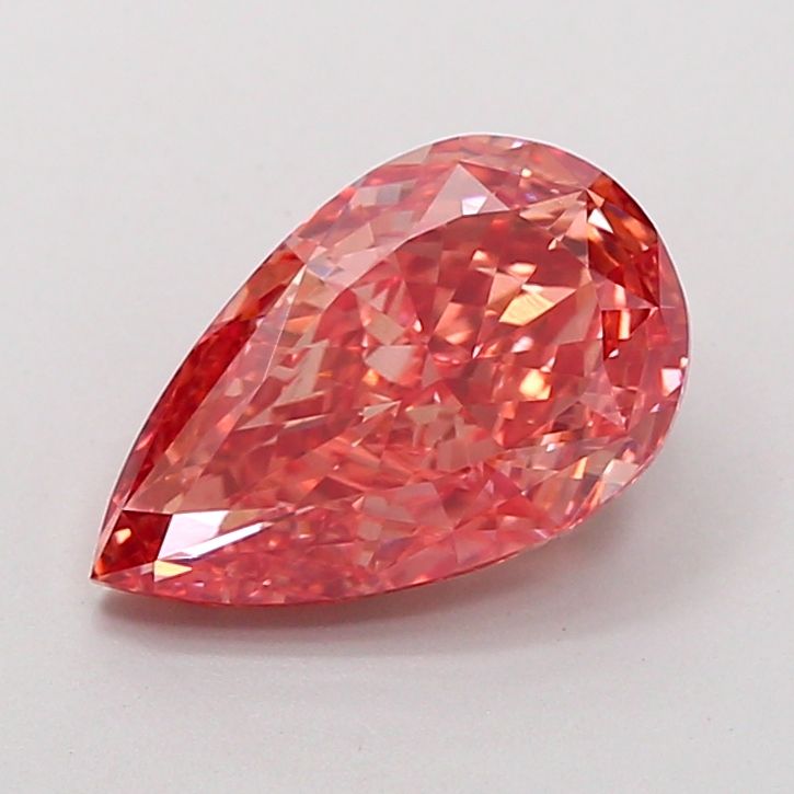 Pear Fancy Vivid Brown Lab-grown Diamond 3.03ct VS1 loose diamond