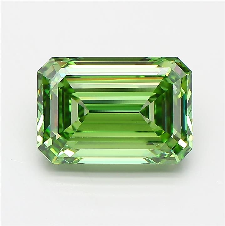 Emerald Fancy Vivid Green Lab-grown Diamond 4.02ct VS1 loose diamond