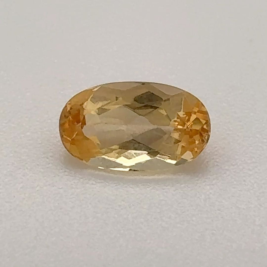 Oval Yellow Topaz 0.67ct loose gemstone