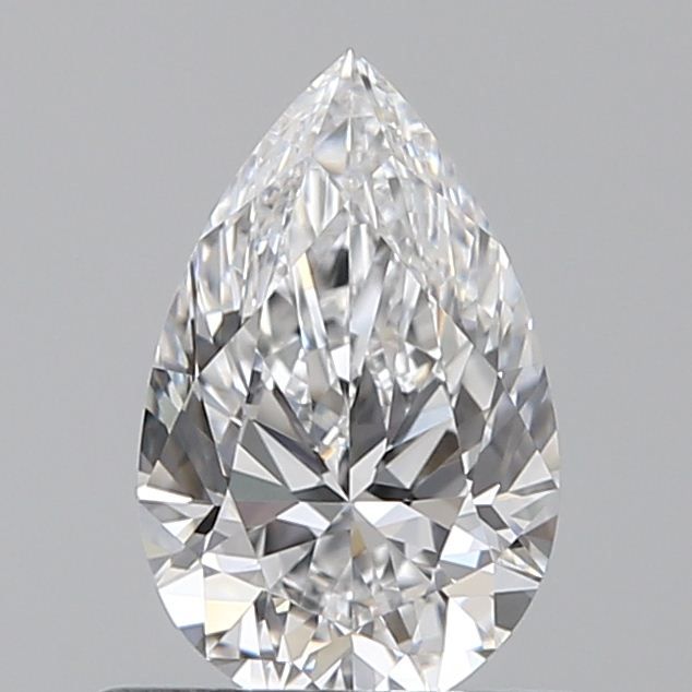 Pear Natural Diamond 0.60ct D VVS1