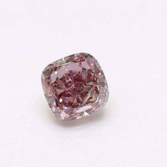 Cushion Fancy Pink Natural Diamond 0.34ct loose diamond