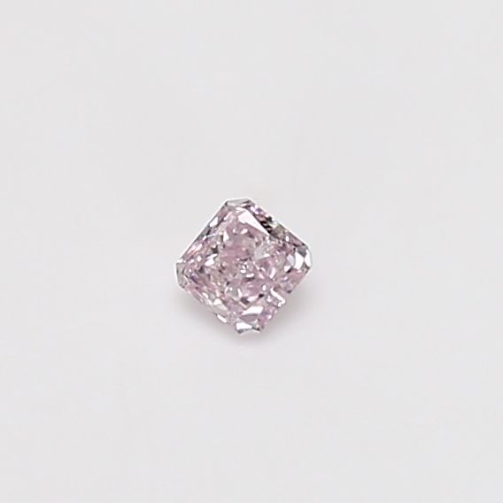 Radiant Fancy Purplish Pink Natural Diamond 0.08ct loose diamond