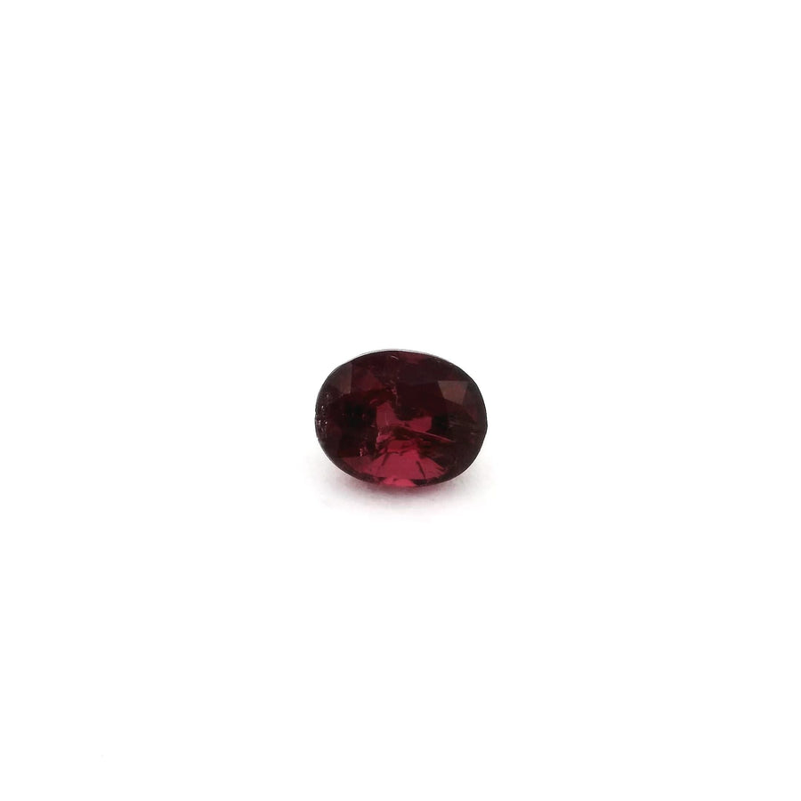 Oval Red Tourmaline 0.86ct loose gemstone
