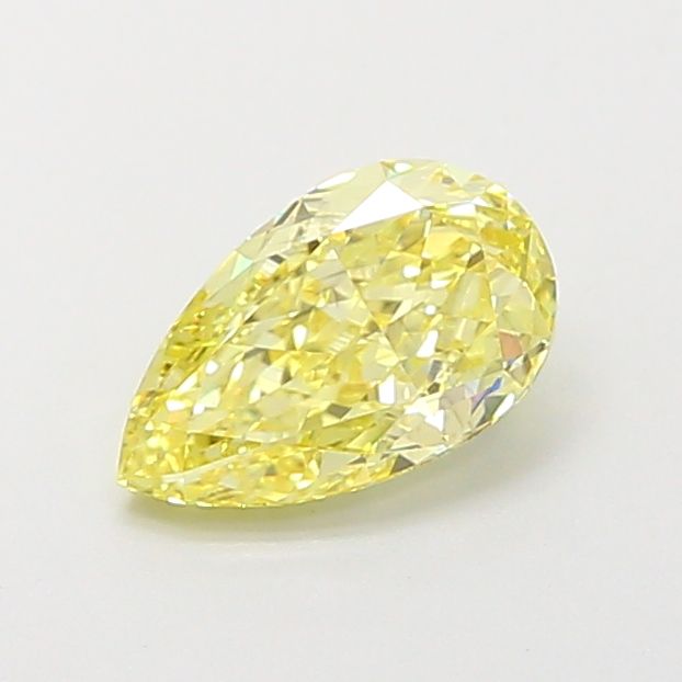 Pear Fancy Intense Yellow Lab-grown Diamond 1.14ct VS2 loose diamond