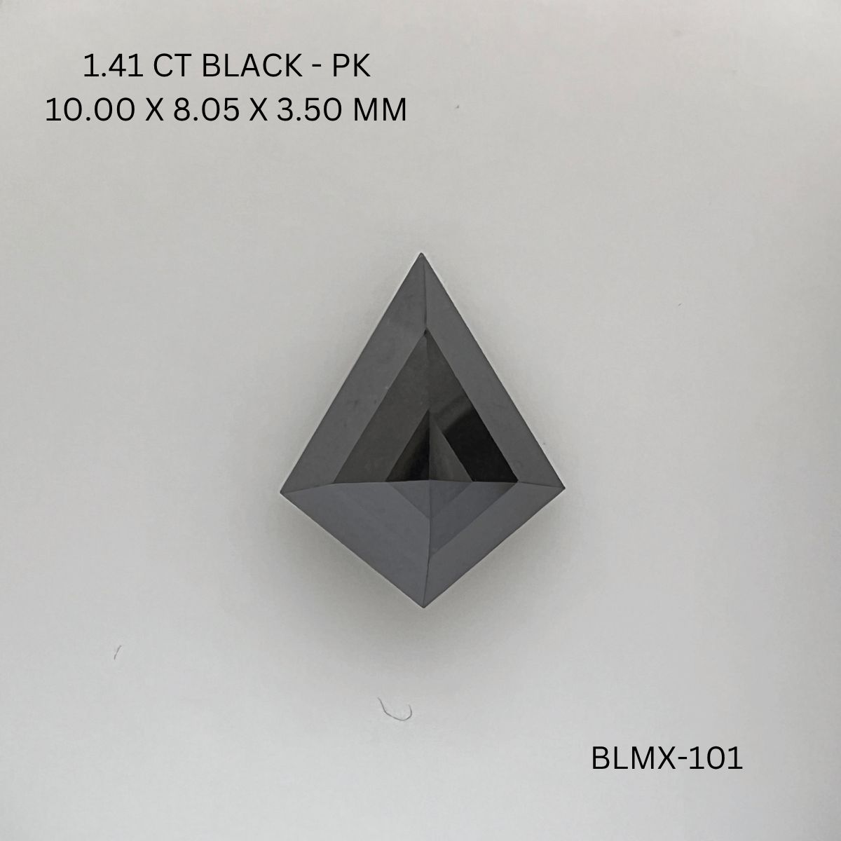 Kite Black Natural Diamond 1.41ct I1 loose diamond