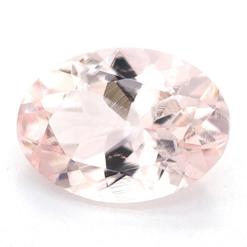 Oval Pink Morganite 0.67ct loose gemstone