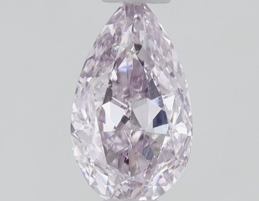 Pear Fancy Pinkish Purple Natural Diamond 0.3ct SI1 loose diamond