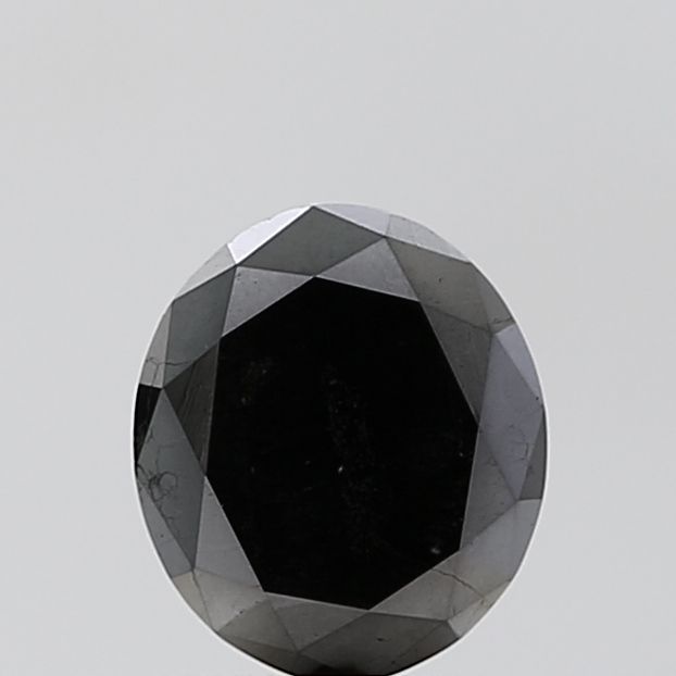 Oval Black Natural Diamond 2.06ct VS1 loose diamond