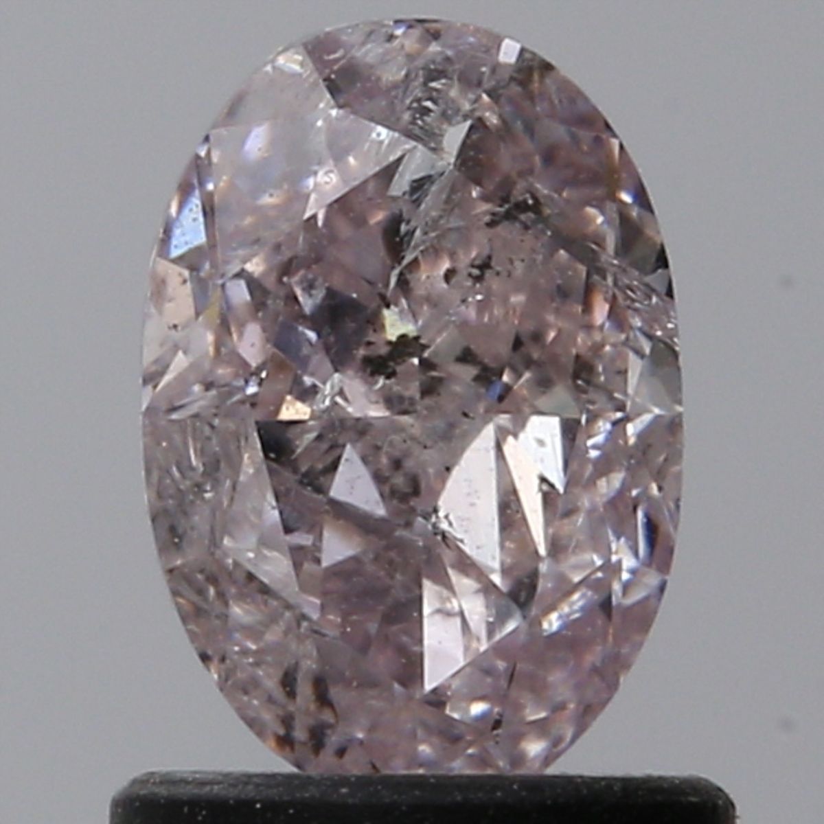 Oval Fancy Light Light Pink Natural Diamond 1.06ct I2 loose diamond