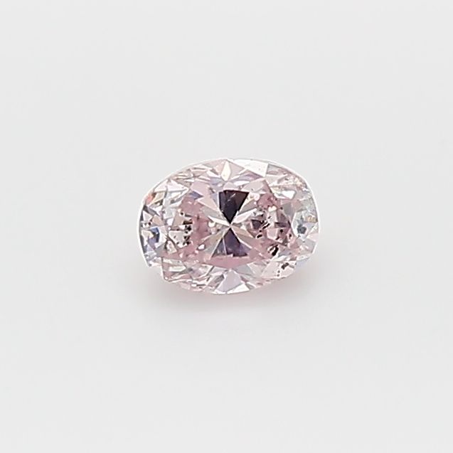 Oval Fancy Purplish Pink Natural Diamond 0.16ct I1 loose diamond