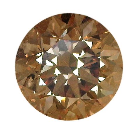 Round Fancy Yellowish Brown Natural Diamond 2.19ct loose diamond