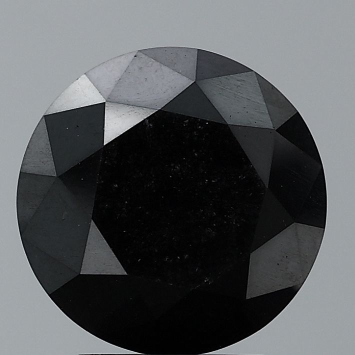 Round Black Natural Diamond 0.91ct VS1 loose diamond