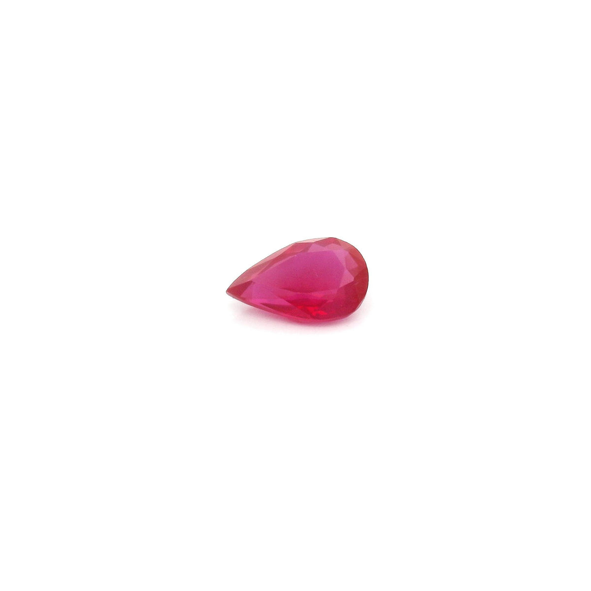 Pear Red Ruby 0.44ct loose gemstone