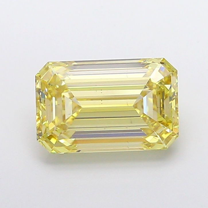 Emerald Fancy Intense Yellow Lab-grown Diamond 5ct VS2 loose diamond
