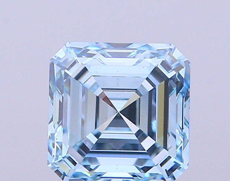 Asscher Fancy Intense Blue Lab-grown Diamond 2.56ct VS1 loose diamond