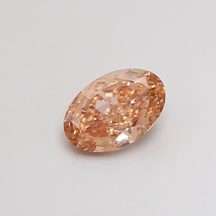 Oval Fancy Light Brown Lab-grown Diamond 1.15ct VVS2 loose diamond