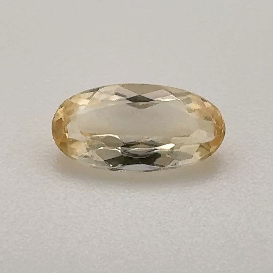 Oval Yellow Topaz 0.67ct loose gemstone