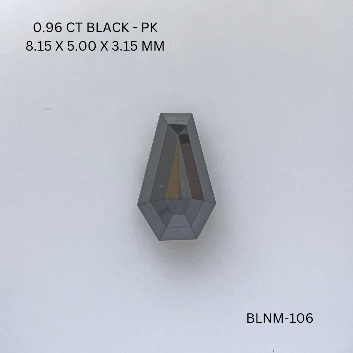 Other Black Natural Diamond 0.96ct I1 loose diamond