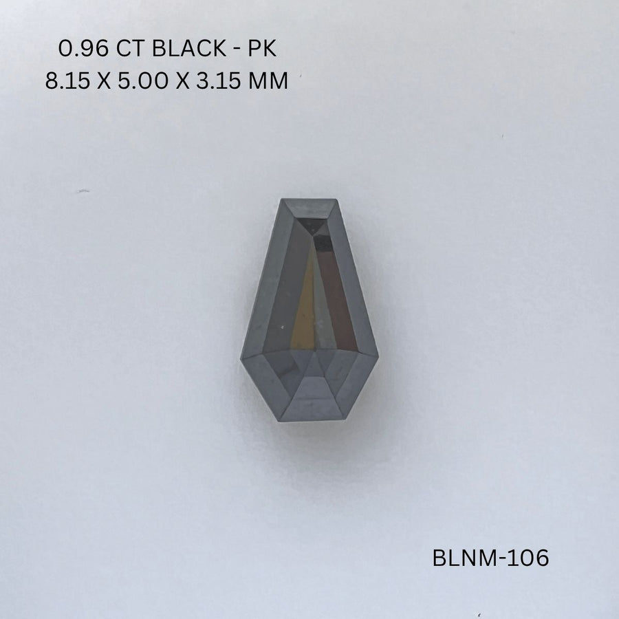Other Black Natural Diamond 0.96ct I1 loose diamond