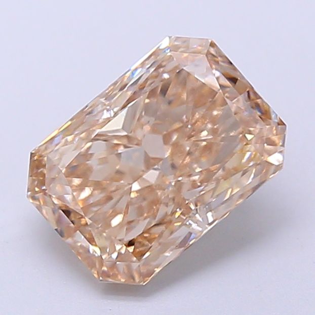 Radiant Fancy Light Brown Lab-grown Diamond 2.02ct VS2 loose diamond