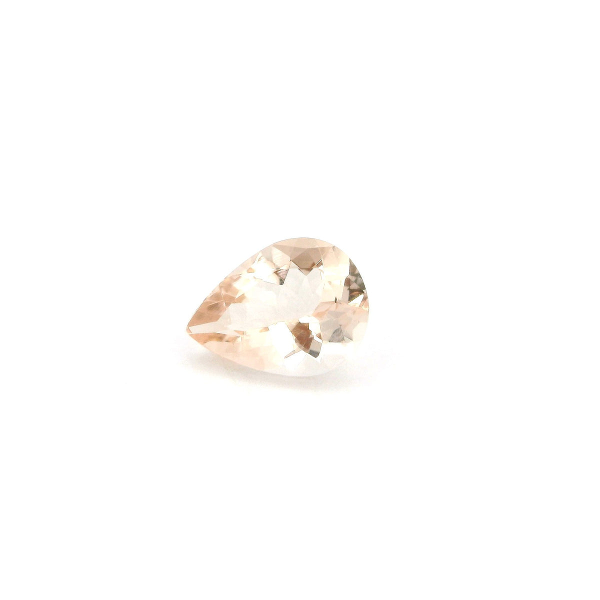 Pear Pink Morganite 0.81ct loose gemstone