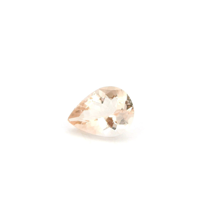 Pear Pink Morganite 0.81ct loose gemstone