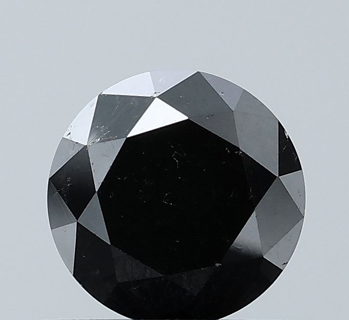 Round Black Natural Diamond 0.8ct VVS2 loose diamond