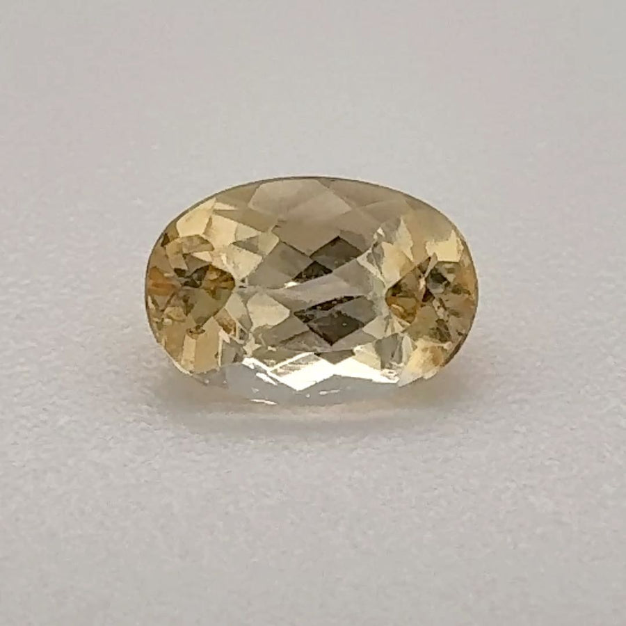 Oval Yellow Topaz 0.66ct loose gemstone