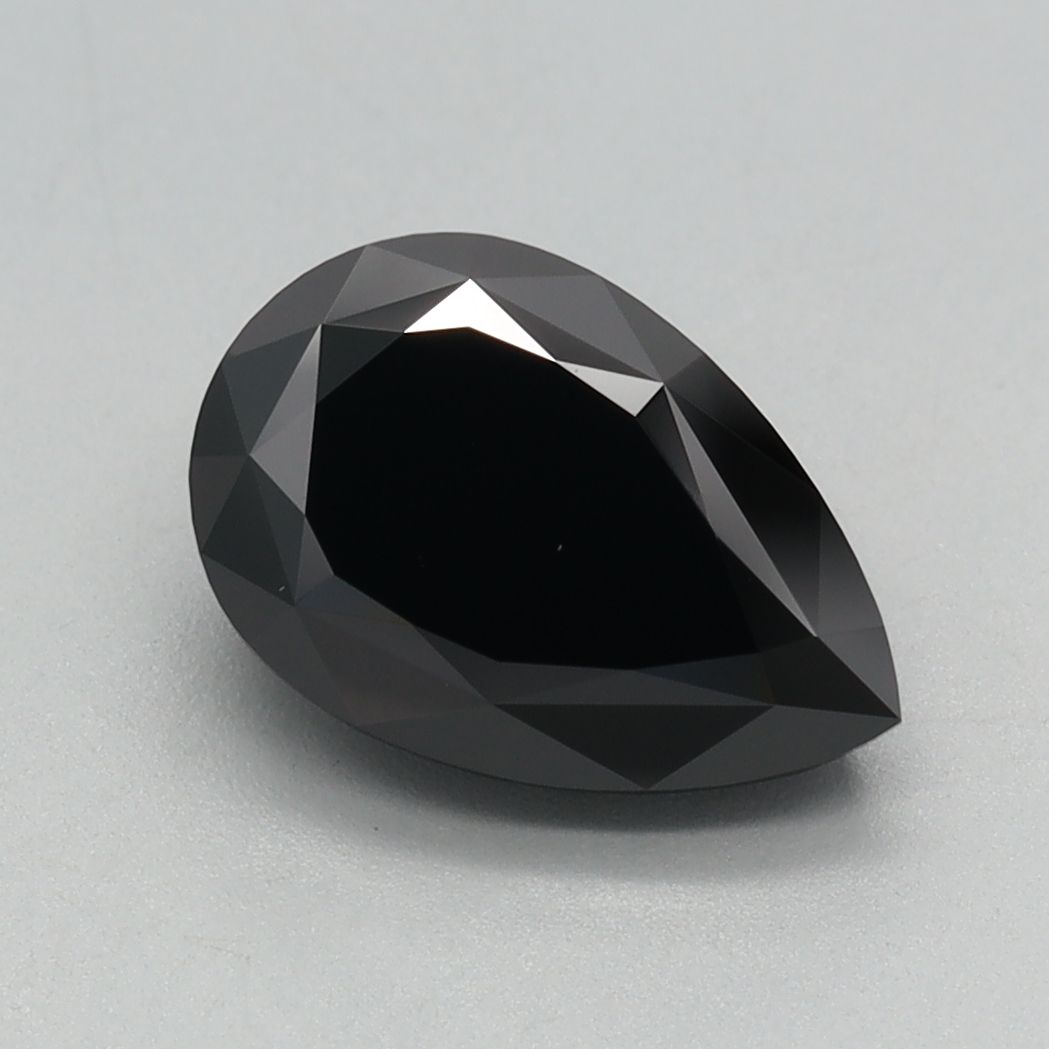 Pear Fancy Black Lab-grown Diamond 1.68ct loose diamond
