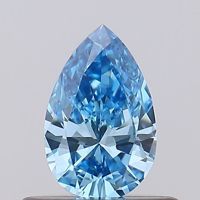 Pear Fancy Vivid Blue Lab-grown Diamond 0.36ct VVS2 loose diamond