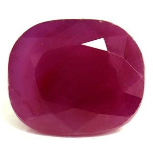 Cushion Red Ruby 3.03ct loose gemstone