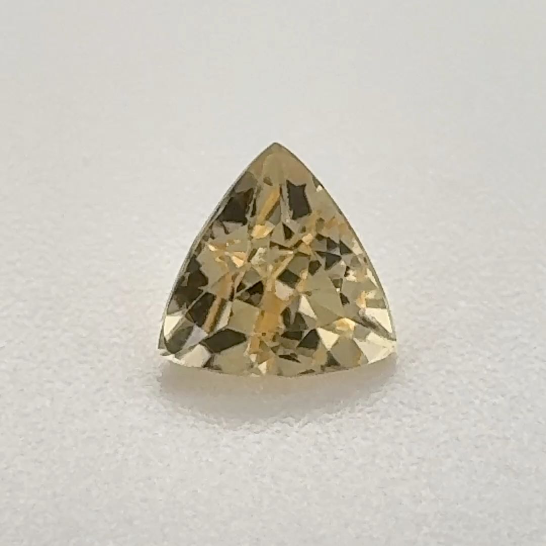 Trilliant Yellow Topaz 0.565ct loose gemstone
