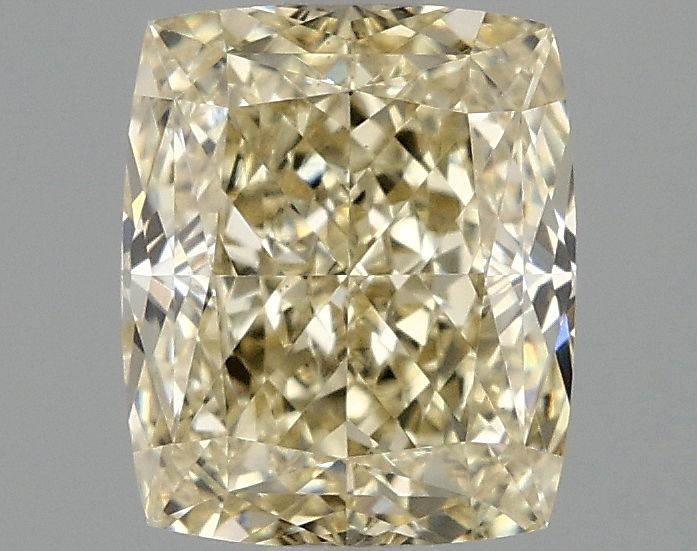 Cushion Fancy Intense Yellow Lab-grown Diamond 1.58ct VS1 loose diamond