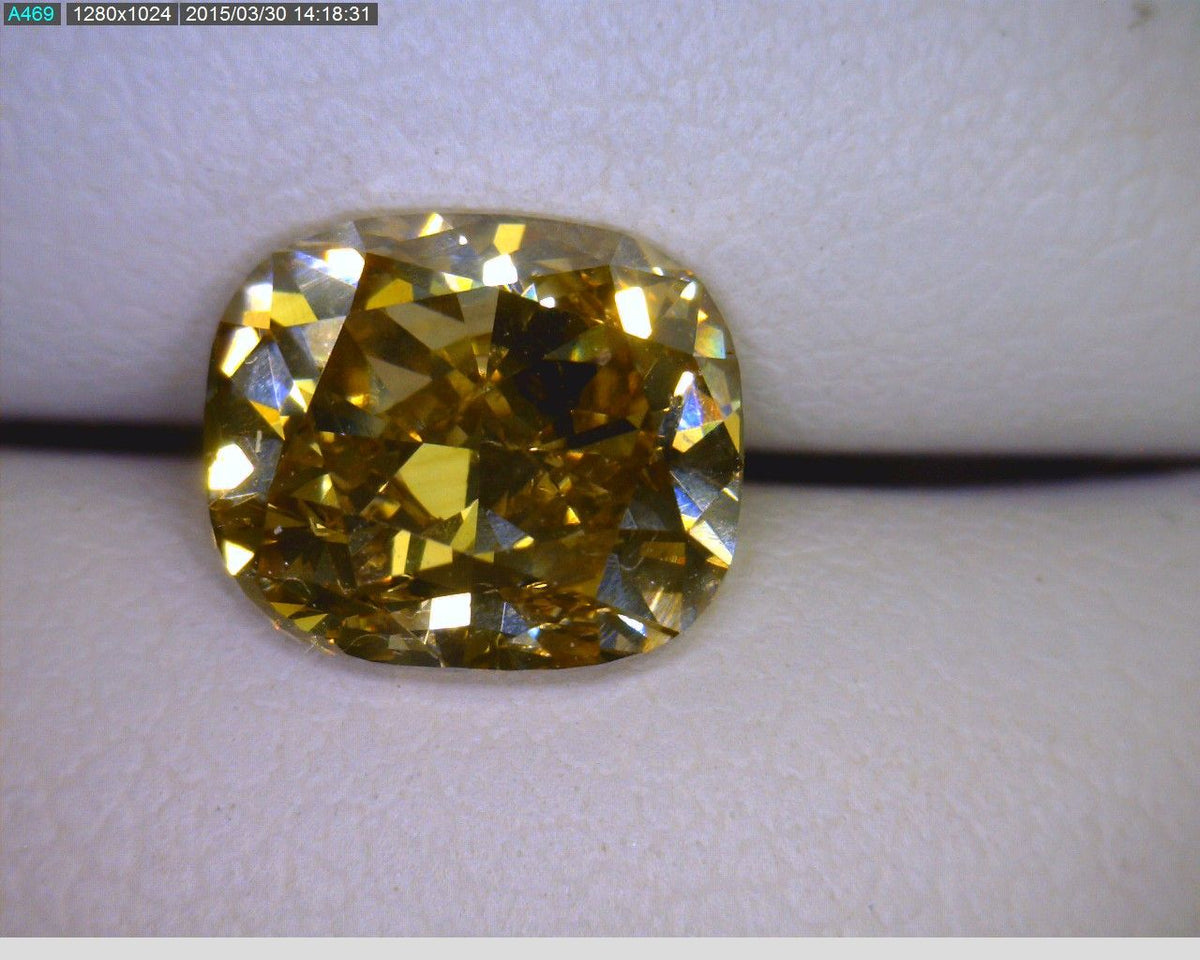 Cushion Champagne Natural Diamond 1.84ct SI1 loose diamond