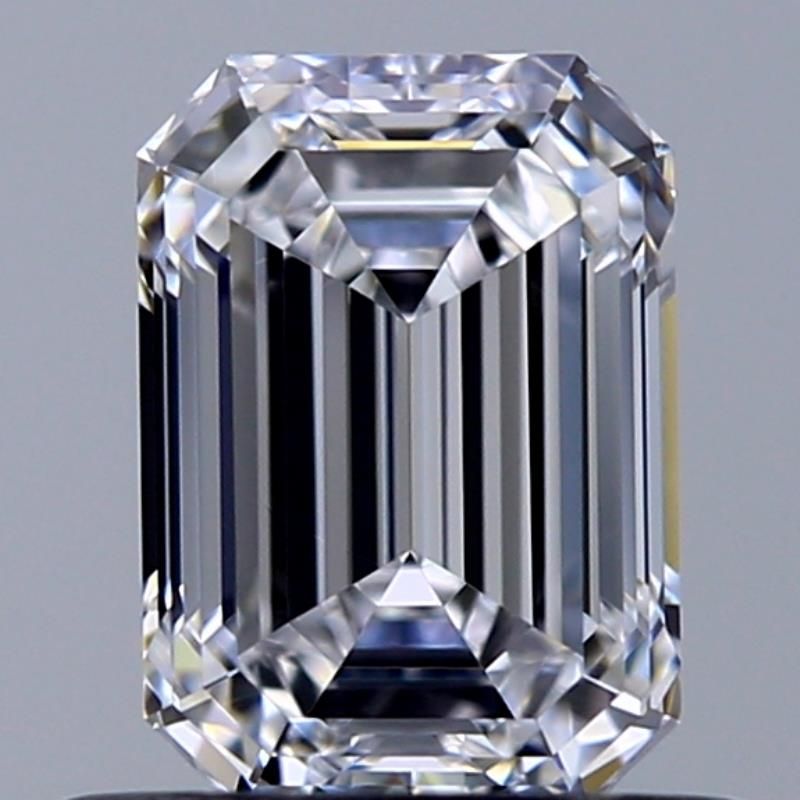 Emerald Natural Diamond 0.56ct D VVS1