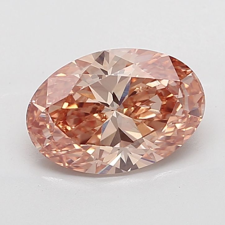 Oval Fancy Brown Lab-grown Diamond 4.2ct VS1 loose diamond