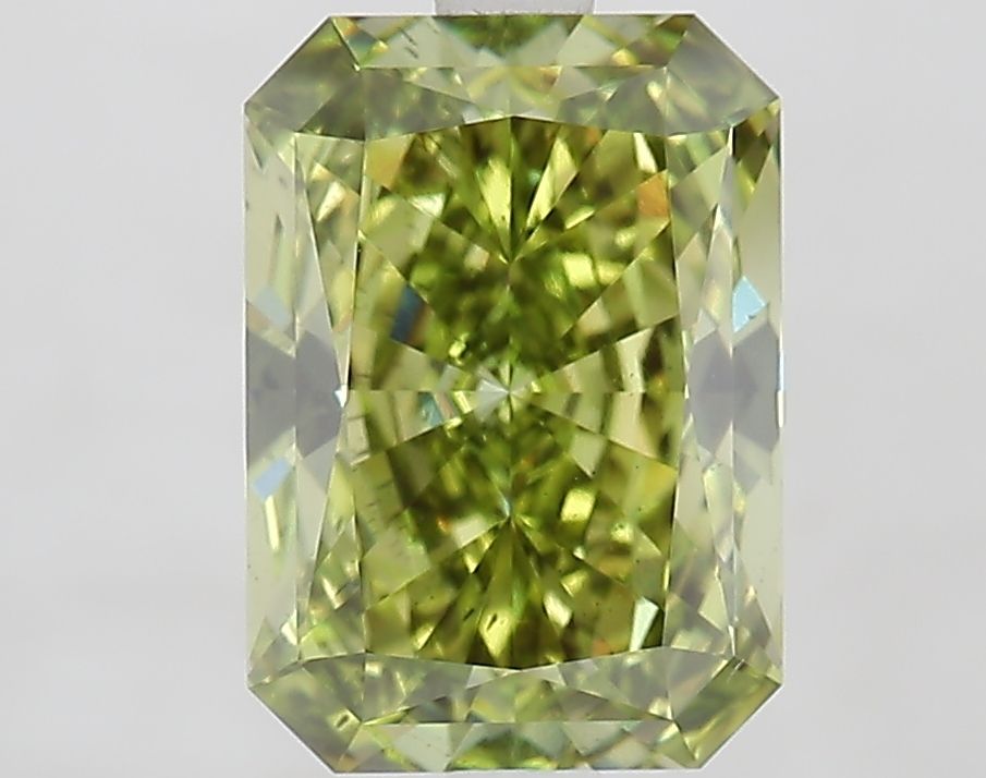 Radiant Fancy Vivid Green Lab-grown Diamond 3.06ct VS2 loose diamond