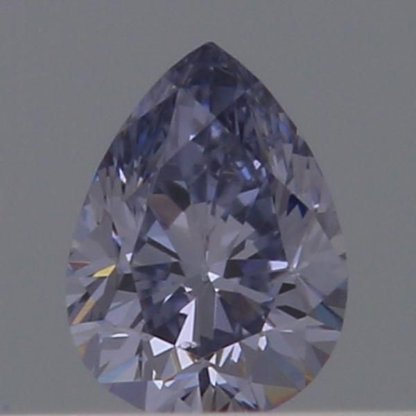 Pear Fancy Violet Gray Violet Natural Diamond 0.09ct loose diamond