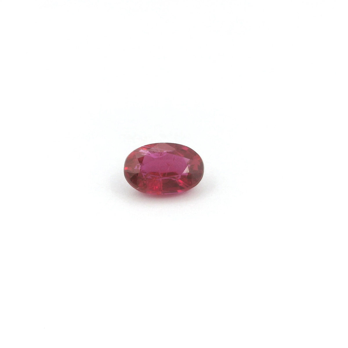 Oval Red Ruby 0.6ct loose gemstone
