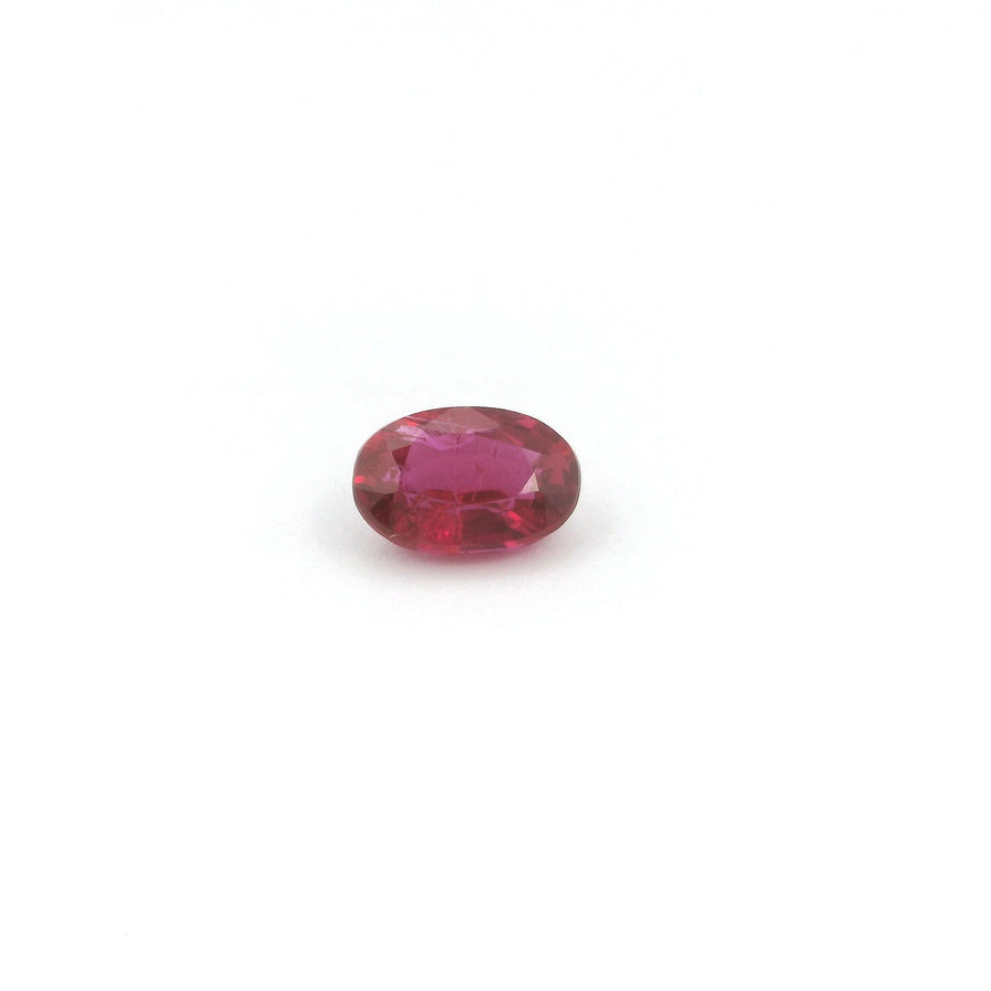 Oval Red Ruby 0.6ct loose gemstone