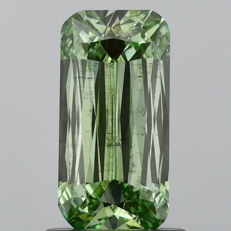 Cushion Fancy Intense Green Lab-grown Diamond 1.03ct SI2 loose diamond