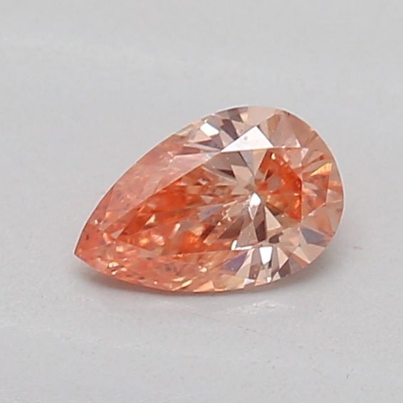 Pear Fancy Intense Brownish Orange Lab-grown Diamond 0.19ct VS2 loose diamond