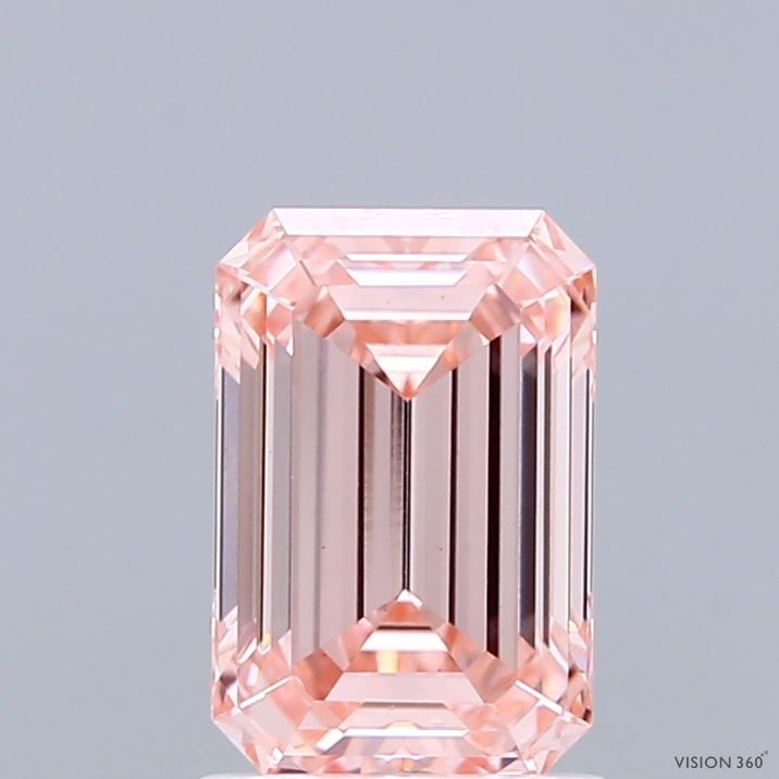 Emerald Fancy Intense Pink Lab-grown Diamond 1.57ct VS1 loose diamond