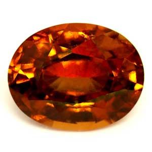 Oval Orange Garnet 2.26ct loose gemstone