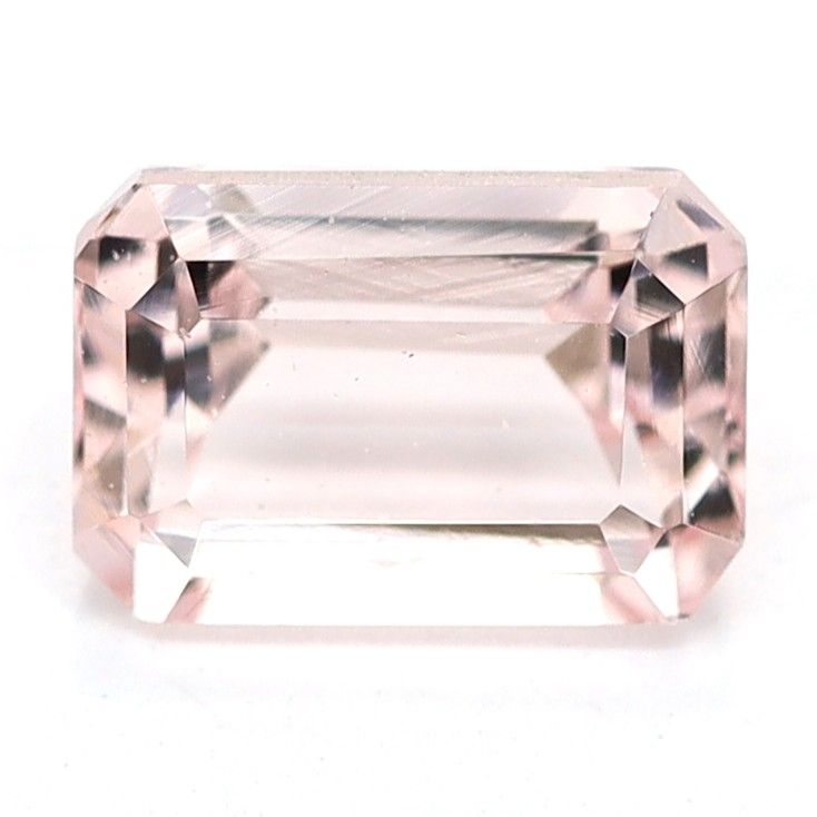 Emerald Pink Morganite 0.69ct loose gemstone