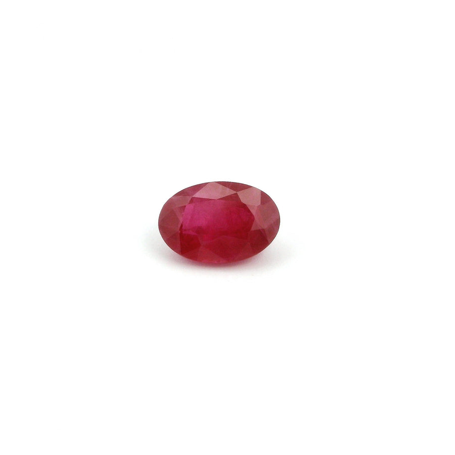 Oval Red Ruby 0.92ct loose gemstone