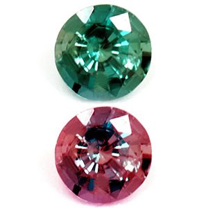 Round Green Alexandrite 0.19ct loose gemstone