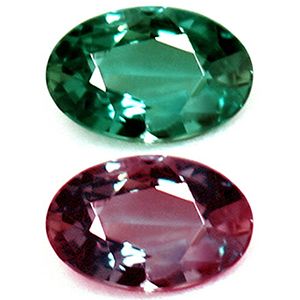 Oval Green Alexandrite 0.11ct loose gemstone