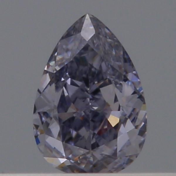 Pear Fancy Gray Violet Natural Diamond 0.09ct loose diamond