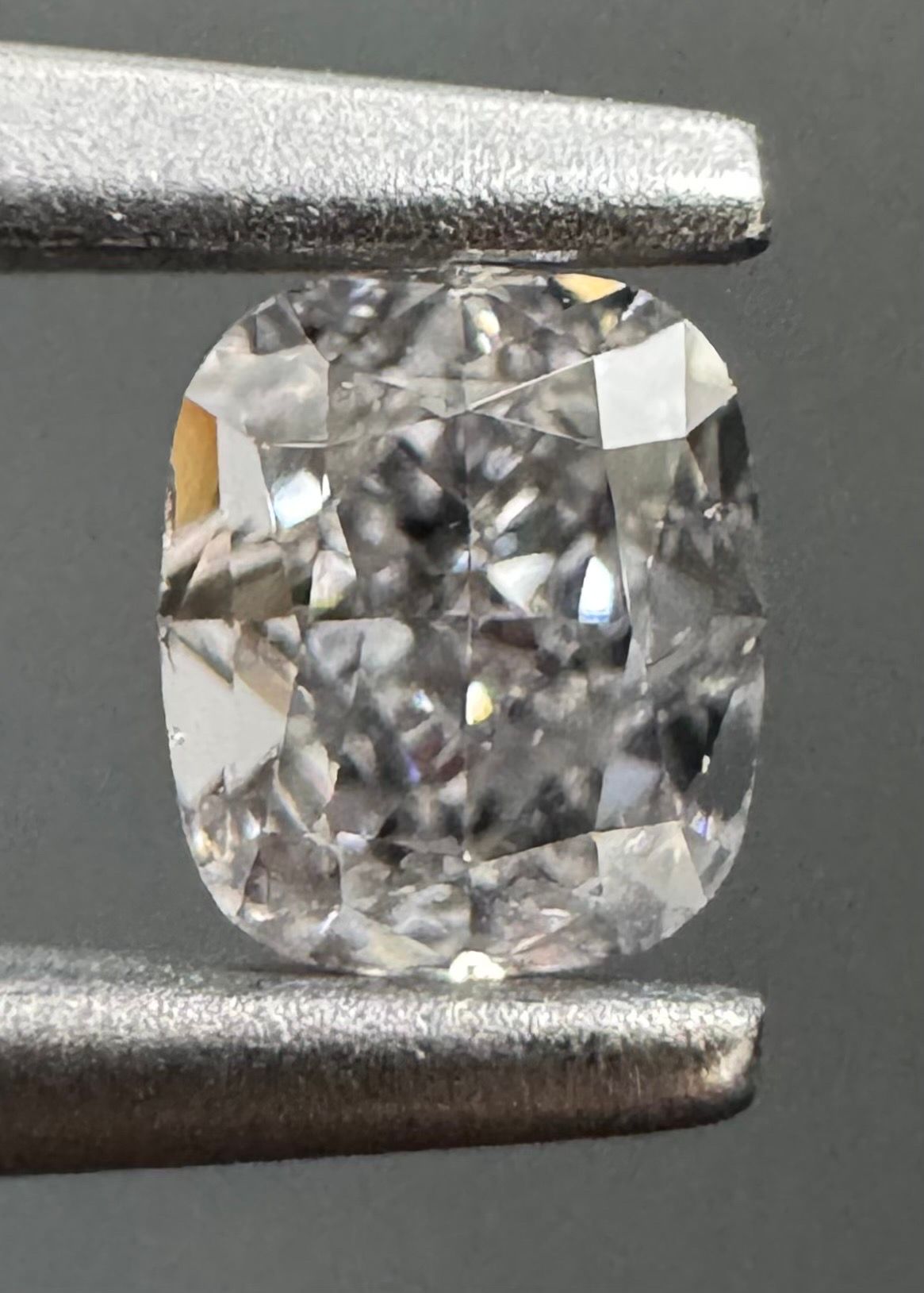 Cushion Fancy Light Gray Natural Diamond 0.2ct SI1 loose diamond